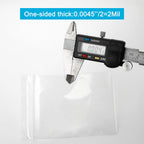 3''x 5'', (Pack of 100) 2 mil Thick Clear Plastic Reclosable Zip Poly Bags with Resealable Lock Seal Zipper for Photo, Jewelry, Bakery, Treats, Travel, Storage, Packaging & Shipping