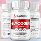 (5 Pack) Super Flow Glycogen Support, Official SuperFlow Advanced Formula Glyco Optimizer Capsules, All Natural Super Flow Pills, Daily Wellness Supplement to Support Healthy Balance (300 Capsules)