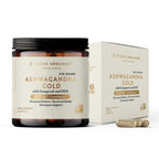 Tribe Organics Ashwagandha Gold - DIM Supplement for Women with Ashwagandha KSM-66®, FenuSmart™ Fenugreek & AstraGin - Clinical-Grade Hormone Balance, Estrogen Support & PMS Relief - 60 Vegan Capsules
