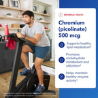 Pure Encapsulations Chromium (Picolinate) 500 mcg - for Lipid & Carbohydrate Metabolism* - Mineral Supplement - Superior Absorption Chromium Supplement - Vegan & Gluten Free - 180 Capsules