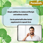 Puranicals Gotu Kola Premium 320 Capsules Non GMO and Gluten Free | Herbal Supplement | 600 mg Per Serving | Made with 100% Pure Gotu Kola Powder
