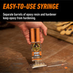 Gorilla 2 Part Epoxy, Incredibly Strong Bonding, 5 Minute Set, 0.85 oz
