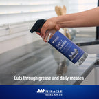 Miracle Sealants Daily Cleaner for Granite, Quartz, Marble, Quartzite, Countertops pH Neutral, 24 oz, 6 Pack