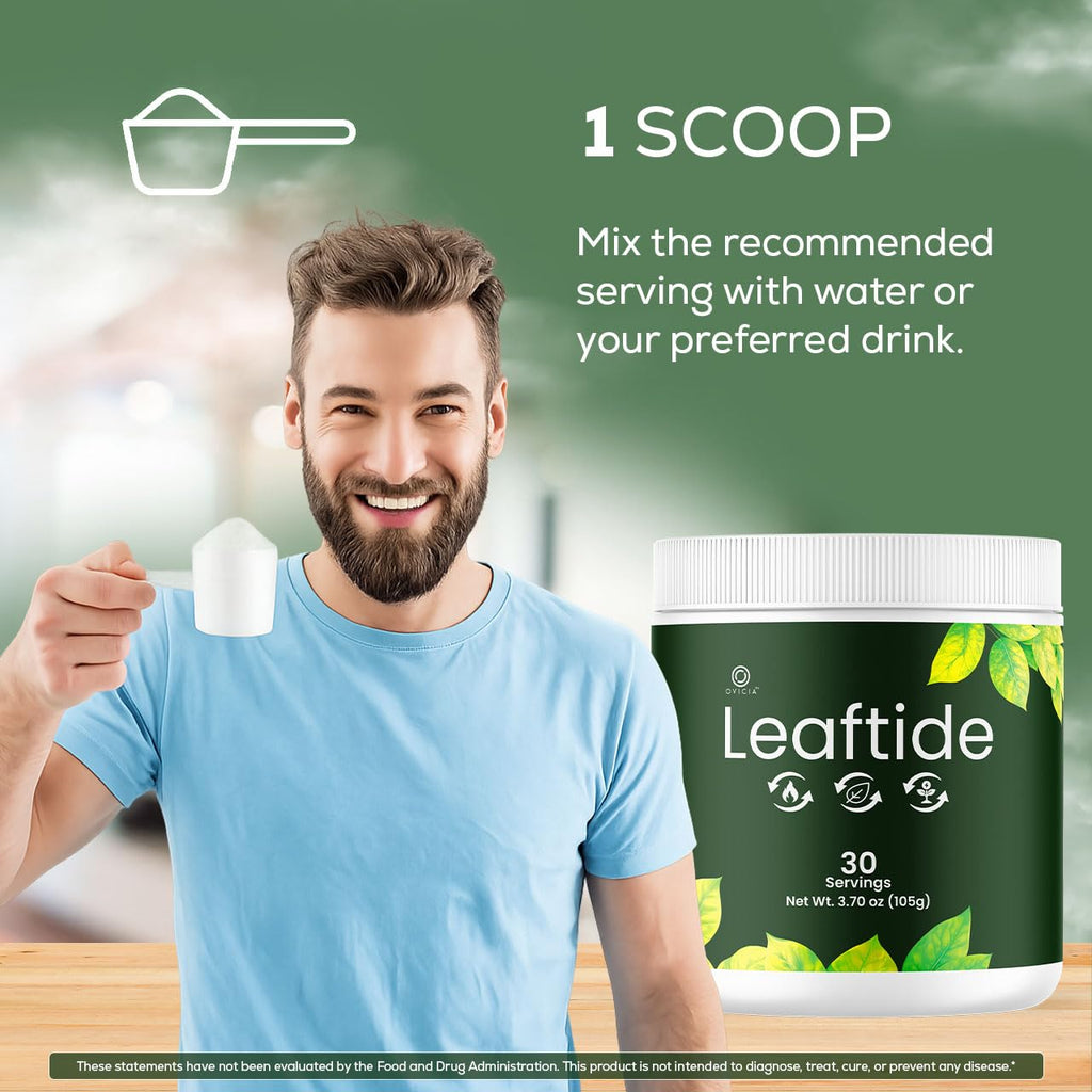 (2 Pack) Leaftide Powder - Official Leaf Tide Powder Advanced Premium Formula with All Natural Ingredients, LeafTide Maximum Strength Support for Wellness & Overall Health, 120 Servings for 2 Months