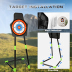 Bow and Arrow Set for Kids, 2-Pack LED Light Up Archery Set for Boys Girls
