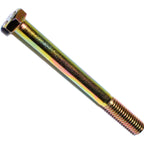 3/8-16 x 1 3/4 Hex Cap Screw, Grade 8 Coarse, Yellow Zinc - Pack of 10