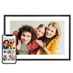AEEZO Digital Picture Frame, 10.1 Inch Digital Photo Frame with 1280 * 800 HD IPS Touch Screen, Smart Digital Frame Built-in 32GB Memory, Auto-Rotate Easy Setup via AiMOR APP(Black)