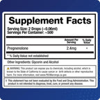 BioMatrix Pregnenolone Supplement, Sublingual Micronized Liquid for Memory, Mood, Brain Health | 3X Better Absorption Than Capsules (30 ml) - 30-60 Day Supply