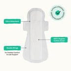 The Honey Pot Company - 48 ct - Herbal Pads for Women - Overnight w/Wings - Infused w/Essential Oils for Cooling Effect & Organic Cotton Cover - Feminine Care