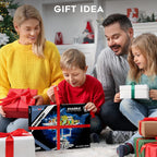 INSOON Mechanical Shark Building Set with LED Light, 687 PCS Movable Ocean Animal with Display Stand, Sea Fish Building Block Toy, Home Decor Gift for Adults Teens Kids Boys Ages 12+