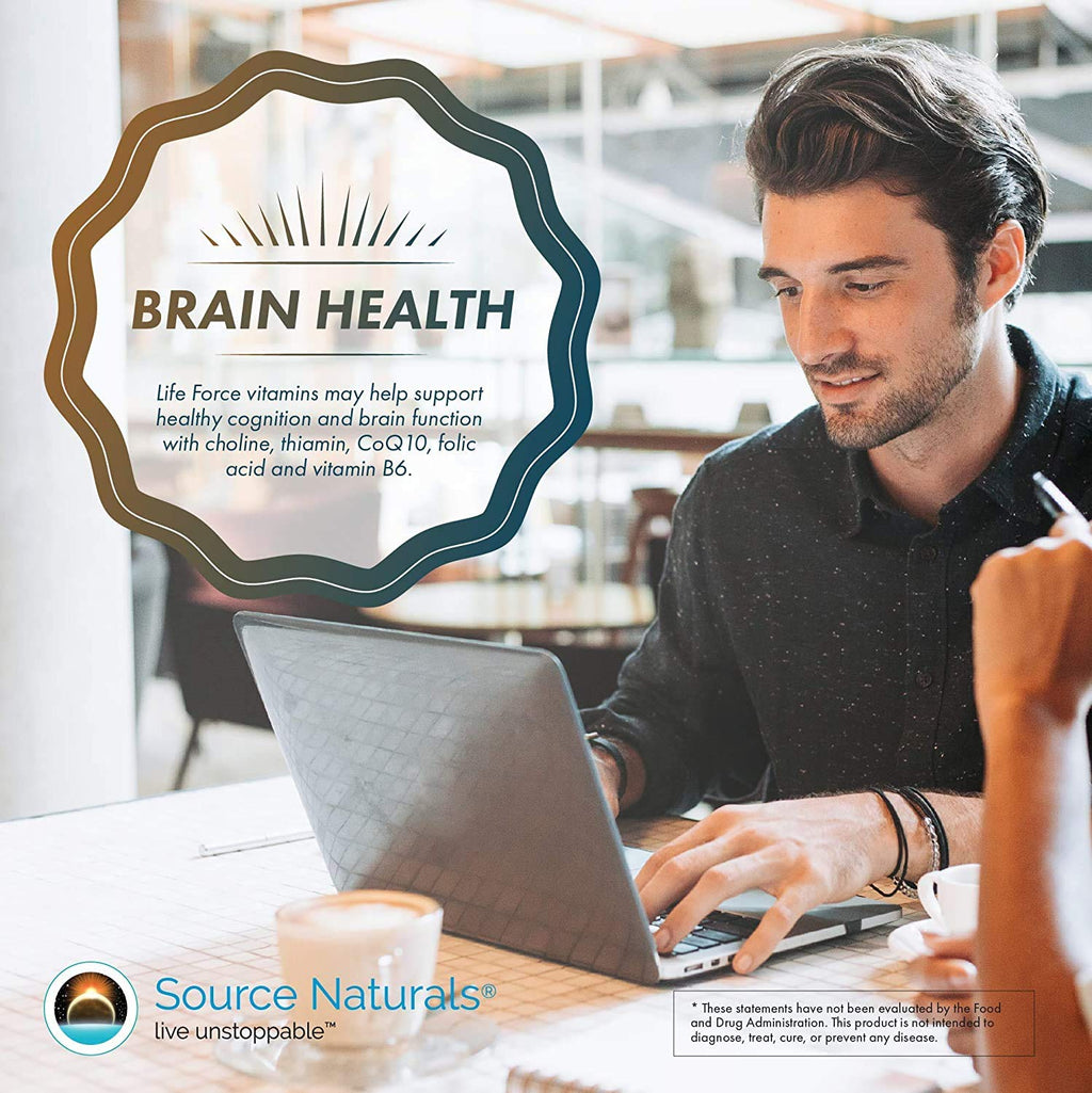 Source Naturals Life Force Multiple No Iron Energy Activator Complete Bio-Aligned Daily Vitamin - 90 Tablets