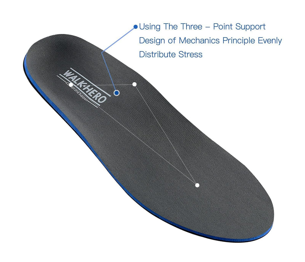 Plantar Fasciitis Feet Insoles Arch Supports Orthotics Inserts Relieve Flat Feet, High Arch (Mens 13-13 1/2)