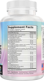 3-Month Ayurvedic Herbs Supplement 17-in-1 | Ayurveda Mind & Body Health Support | Men & Women | Ayurvedic Supplements | 90 Capsules
