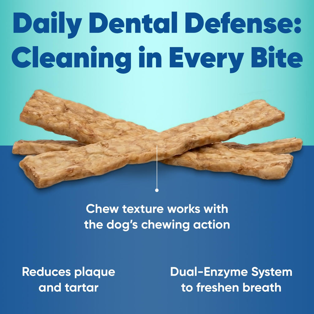 C.E.T. Enzymatic Oral Hygiene Chews for Dogs, Tartar Control, Extra Small