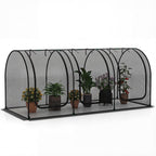 Happygrill 108” x 48” x 47” Portable Crop Cage w/ 3 Roll-Up Zippered Doors