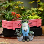 SisBroo Frog Garden Decor, Frogs Garden Statue for Yard, Garden, Indoor Outdoor Decoration and Housewarming Gift