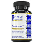 Premier Research Labs CircuZyme - Blood Circulation Supplements Supporting Blood Flow & Vascular Support Featuring Diosmin, Cayenne & Nattokinase, for Men and Women - 60 Vegetarian Capsules