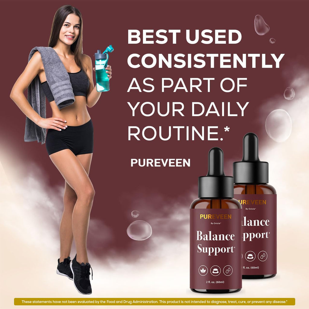 (3 Pack) Pureveen Drops – Pureveen Liquid Support Drops Advanced Formula All Natural Ingredients Daily Premium Maximum Strength, Vitamin Support for Health and General Wellness, 3 Bottles for 3 Months