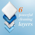 Tide evo Free & Gentle Tiles Fragrance-Free Hypoallergenic Laundry Detergent Fiber Tiles for Sensitive Skin Works on 100% of Common Stains Safe for All Machines and Water Conditions, 40 Count