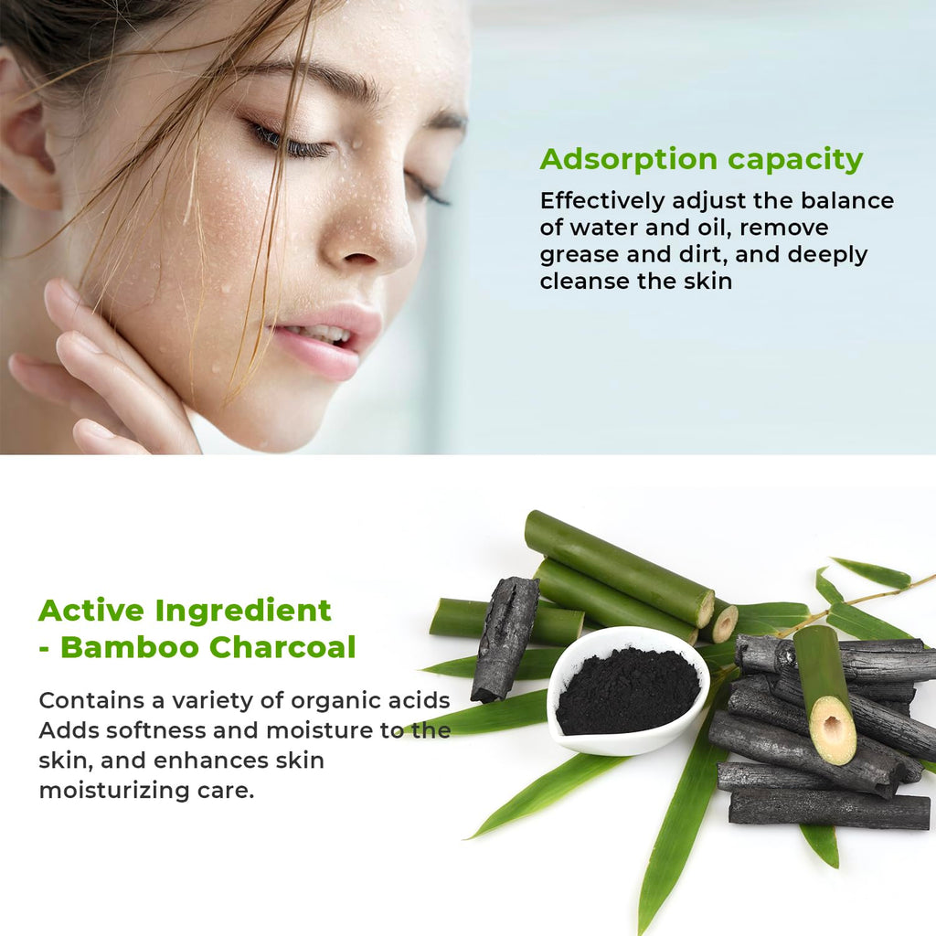Blooskim Black Peel Off Face Mask – Charcoal Peel Off Face Mask for Oily & Combination Skin – Helps Remove Excess Oil & Lift Away Surface Impurities – Refreshing Botanical Formula, 2.8 fl oz - 2Packs