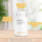Supersmart AC-11 Supplement 700mg per Day (Cat's Claw Extract) - Uncaria Tomentosa Bark | Non-GMO & Gluten Free - 60 Vegetarian Capsules