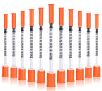 JIBENGAO Syringes 29Ga 0.5cc 1/2"(12.7mm)-Pack of 50