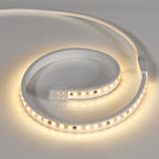 Maxxima 24 in. Hardwired LED Under Cabinet Strip Light, 920 Lumens, 3000K Warm White, Kitchen and Living Room 120V White Cove Lighting, No Power Supply Needed