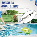 Aquatonics Heavy Duty Pool Tablet Holder – ABS and Stainless Steel Construction, EZ Clip Handle, Adjustable Wing Screw – Replaces 542068, Fits 3 Inch Tablets for Cleaning Stains with Telescopic Pole