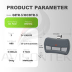 2 Replacement for Genie & Overhead Door Garage Door Opener Remote GITR-3 OCDTR-3, 3-Year Warranty