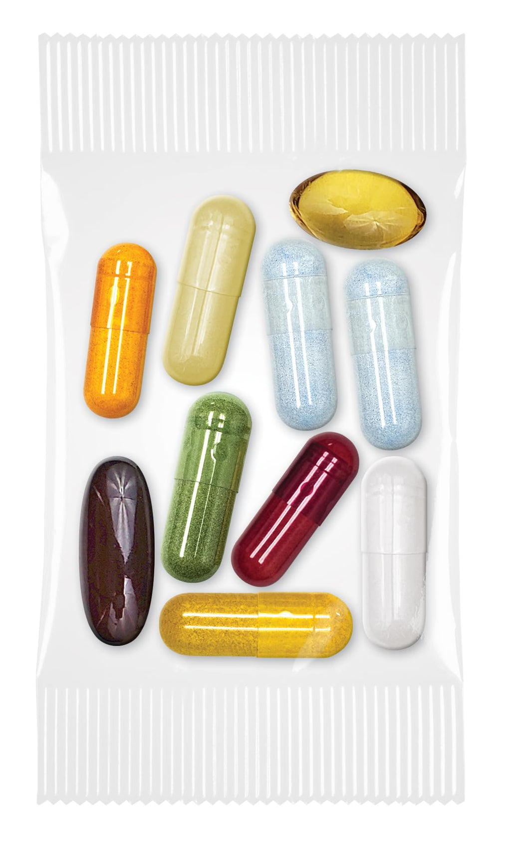 Fresh Start All-in-One Daily Vitamin Pack - Stress & Mood Support - Ashwagandha, Panax Ginseng, Adaptogens, B-Complex & Super Greens - 30 Day Supply