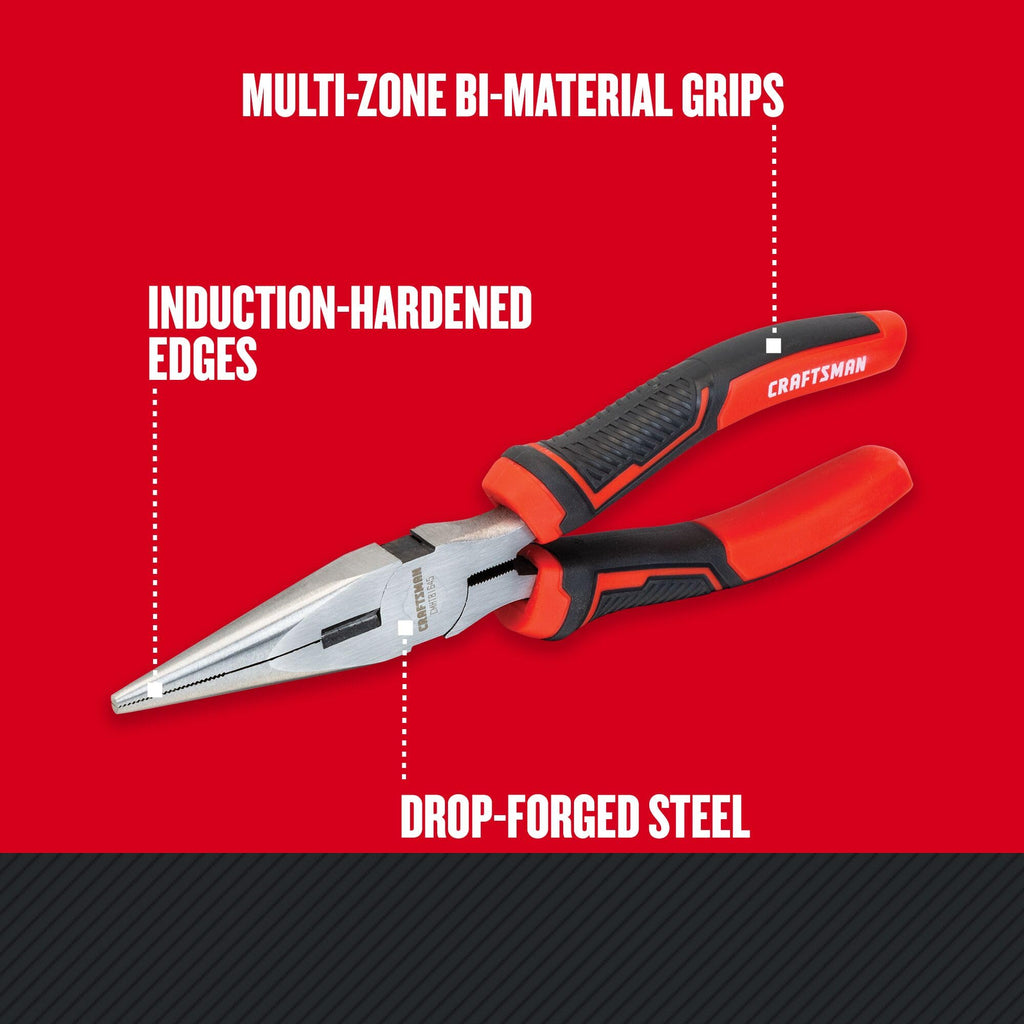 CRAFTSMAN CMHT81645 8-in. Long Nose Pliers