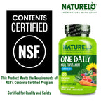 NATURELO Mens Multivitamins for Men 50+ - One Daily Multivitamin for Men with Vitamins, Minerals & Organic Whole Foods, Boost Energy & Health, Non-GMO, 120 Vegetarian Capsules