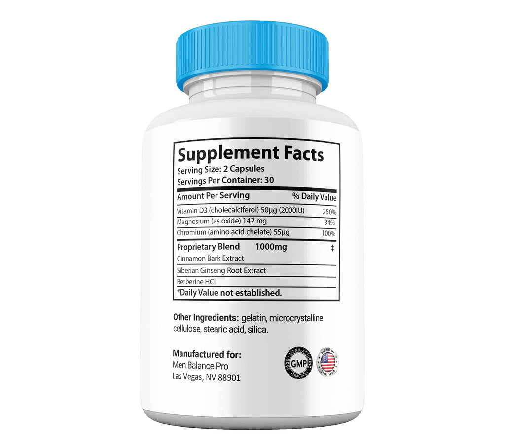 (1 Pack) M.E.N Balance Pro Capsules, Advanced Premium M.E.N. BalancePRO Official Supplement Vitamin Pills, 1 Month Supply