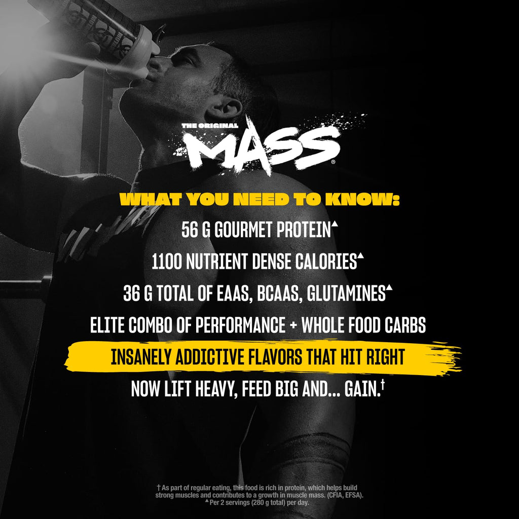 Mutant Mass | Weight Mass Gainer Protein Powder - high Calorie Protein Powder for Muscular Mass - Vanilla Ice Cream - 15 Pound