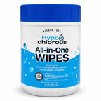 Hypo+Chlorous Hypochlorous Acid Wipes – 100 Count Non-Toxic Cleaner for Skin, Baby, Pet, Home & Gym – Bleach-Free