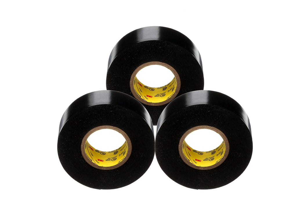 Scotch 3M Super 33+ Vinyl Electrical Tape, .75-Inch x 66-Foot, Pack of 10 Rolls, Insulates and Protects Against Abrasion and Moisture, Protective Jacketing up to 600V Splice Insulation (6132-BA-10)