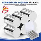60 Pcs Rare Earth Magnets, 18x3mm Disc Magnet Neodymium Magnets Small Magnets for Crafts, DIY, Office, Dry Erase Board, STEM Measurement Kit