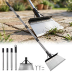 Nisuez Garden Cleaning Shovel, 64" Long Handle Heavy Duty Multifunctional Flat Shovel, Metal Floor Scraper Tool for Weeding, Scraping Moss, Ice & Snow Removal,Edger for Sidewalk, Driveway & Garden