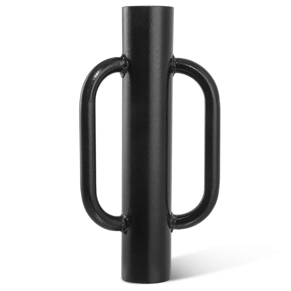 Fumingpal T Post Driver - 12LB Fence Post Driver Heavy Duty Hand Post Pounder with Handle Black Steel Rammer for U Fence Post Wooden Post Hole Diggers,Black