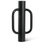 Fumingpal T Post Driver - 12LB Fence Post Driver Heavy Duty Hand Post Pounder with Handle Black Steel Rammer for U Fence Post Wooden Post Hole Diggers,Black