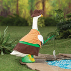 Gaggleville Fishing Goose Outfit, Fits Large 23" H Statue by Miles Kimball