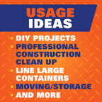 Hefty Heavy Duty Trash Bags, Large | 42 Gallon | For Contractors | 26 Count, Pack of 2