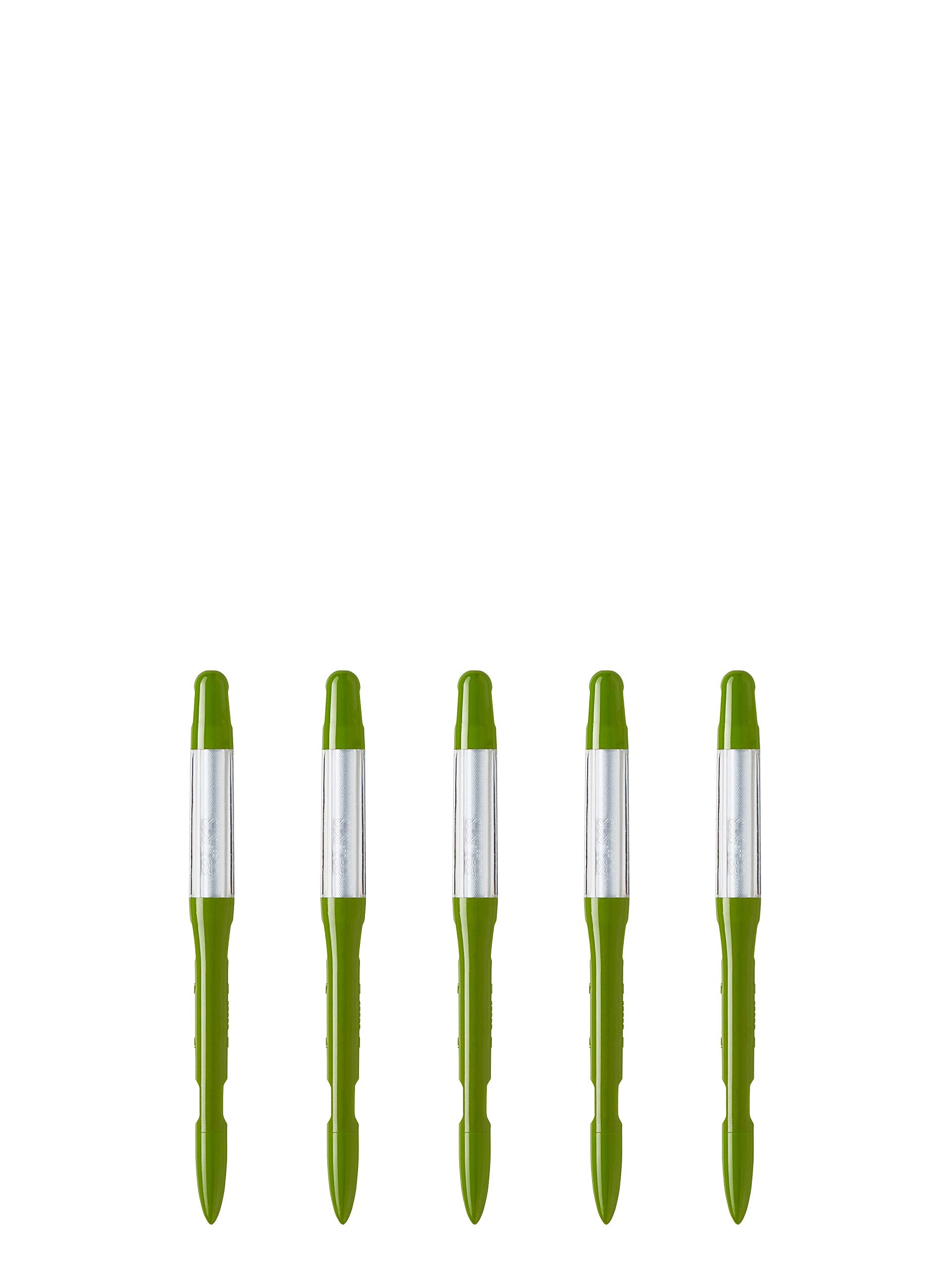Sustee Aquameter, Set of 5, Plant Soil Moisture Sensor (Green, Small)