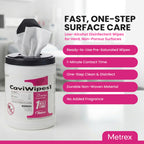 Metrex CaviWipes1 Disinfecting Wipes, 6x6.75 in, 160 Ct