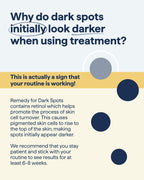 Remedy for Dark Spots | Advanced Night Treatment with Retinol & Kojic Acid | For Discoloration and Uneven Tones | With Glutathione, Niacinamide, Mandelic Acid | By Dermatologist Dr. Shah, 1 fl. oz