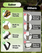 Saker Mini Hand Stirrup Hoe for Precision Weeding