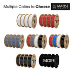 eSUN PLA+ Filament 1.75mm, 3D Printer Filament PLA Plus, Dimensional Accuracy +/- 0.03mm, 1KG per Spool, 4 Spools 3D Printing Filament, Fire Engine Red + Grey + Cold White + Black