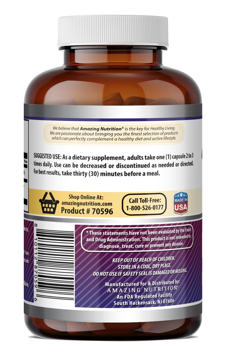 Amazing Formulas DLPA Supplement | DL-Phenylalanine |1000 Mg | Capsules | Non-GMO | Gluten-Free | Made in USA (180 Count)