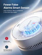 X-Sense Smoke Detector, 10-Year Battery, UL 217 Certified, SD2J0AX, 1-Pack