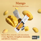 Korean Collagen Jelly Sticks - 25 Mango Flavored Marine Collagen Peptide Snacks for Anti-Aging- Collagen Protein Sugar-Free, Travel Packs for Hair & Nail Strength